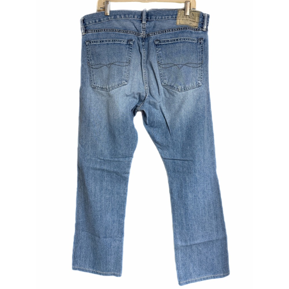 Polo Ralph Lauren 650 Madison Ave Authentic Denim Jeans Blue 36x32 Straight Leg - Picture 2 of 5
